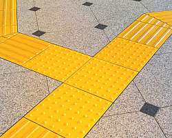 Piso táctil direcional Piso táctil direcional