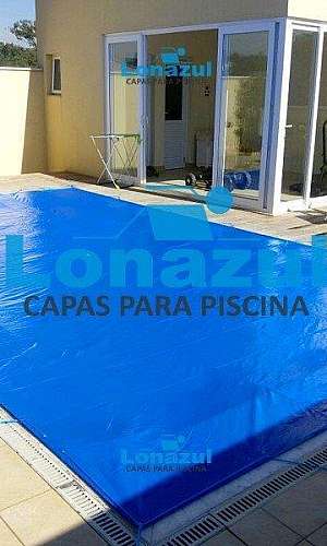 Capa para piscina com dreno