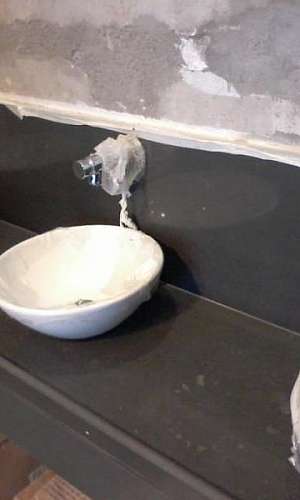 Pia de mármore para banheiro Pia de mármore para banheiro