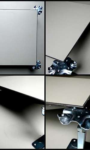 Piso elevado tipo telescópico em chapa de aço Piso elevado tipo telescópico em chapa de aço