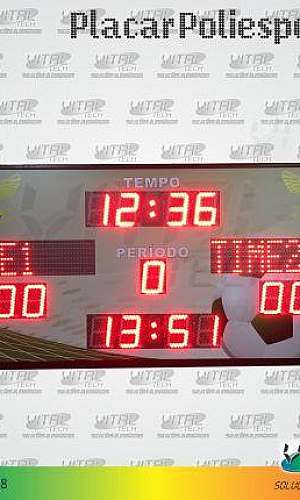 Placar eletrônico para estádio de futebol Placar eletrônico para estádio de futebol